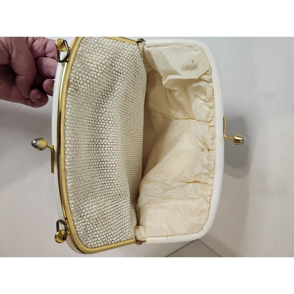 vintage beaded clutch purse